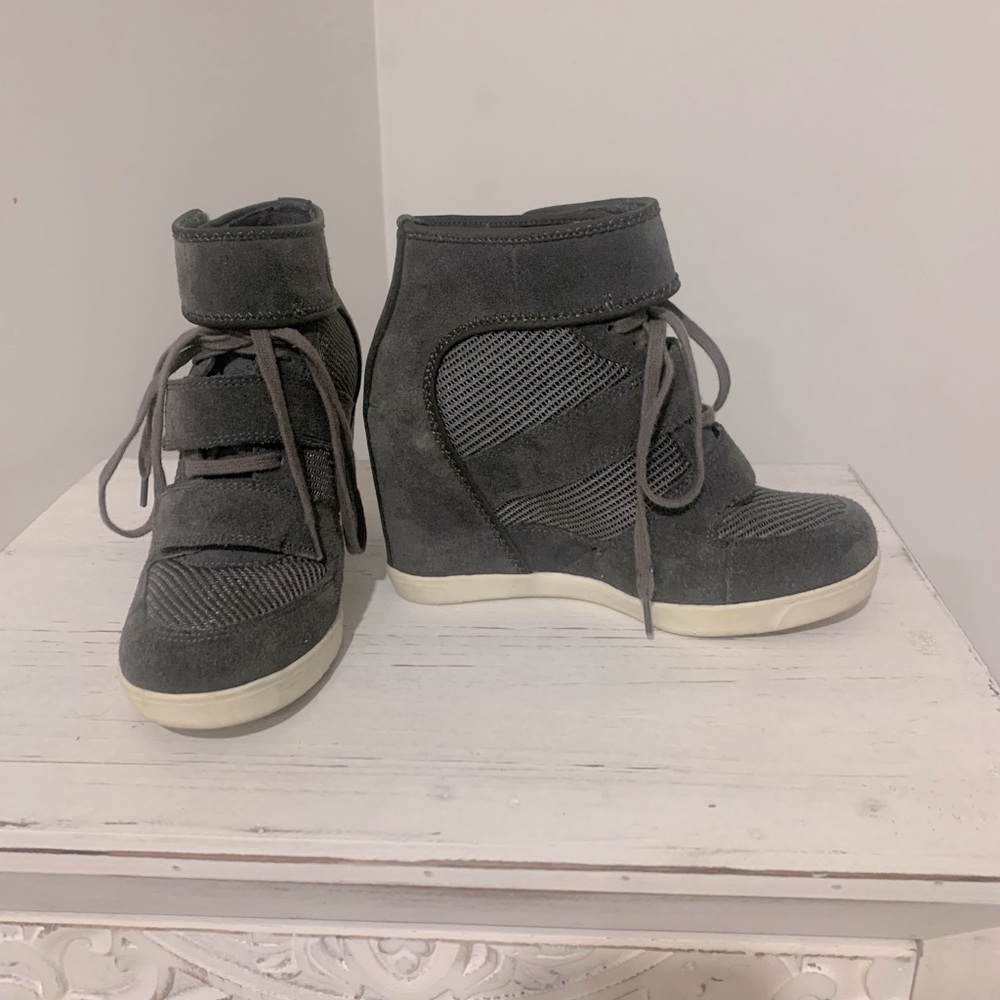Suede platform sneaker by GRAY Saks Fifth Avenue